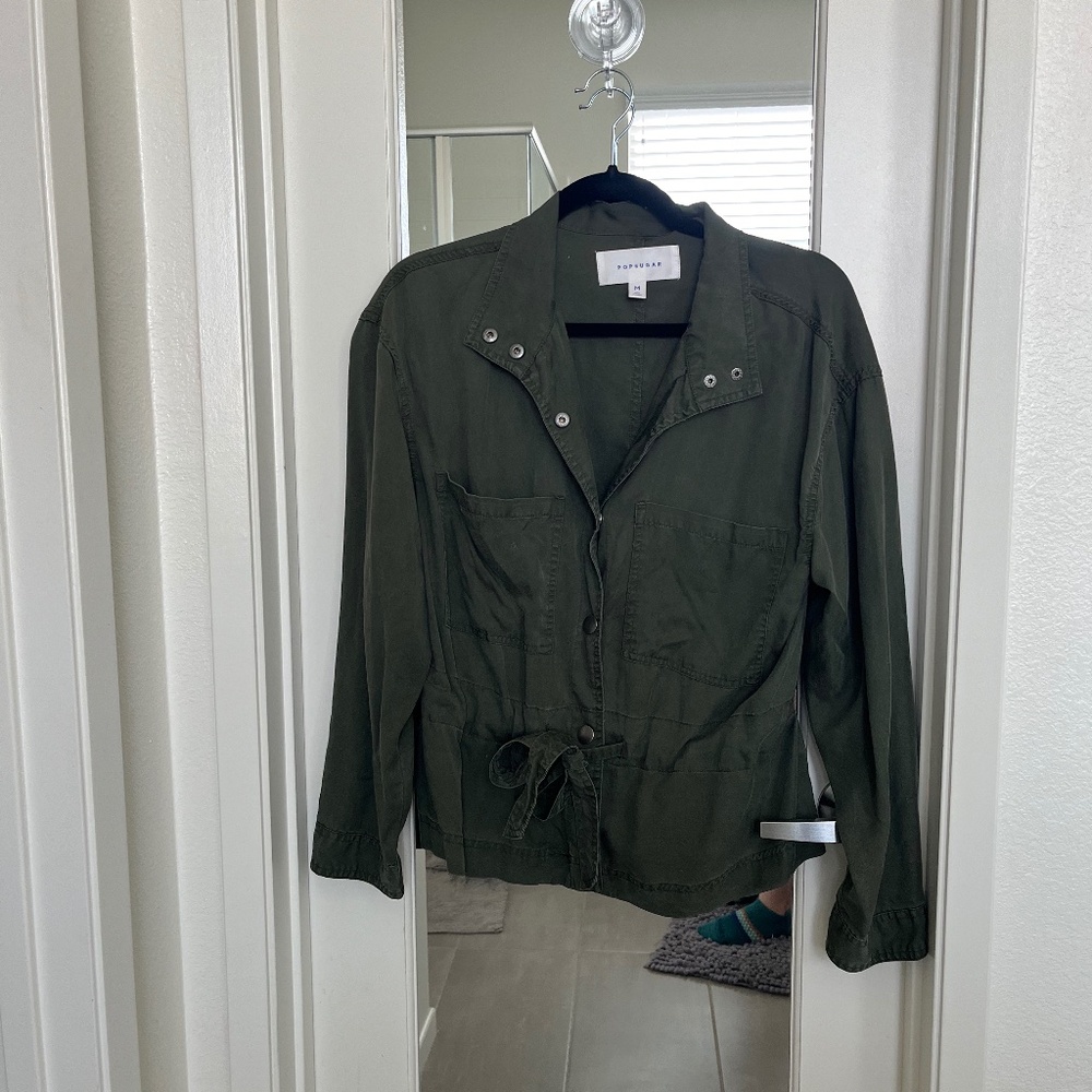 Olive Green Light Weight Jacket